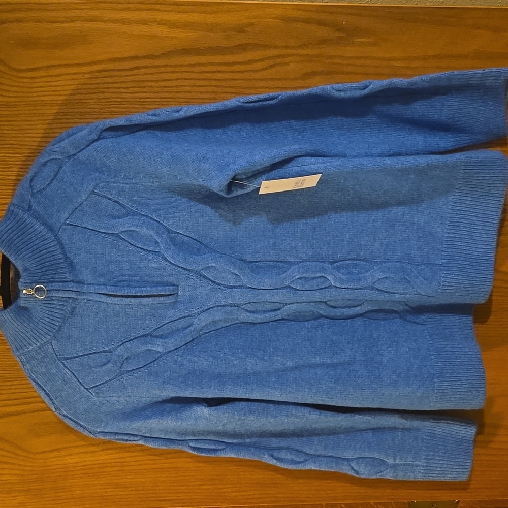 Croft&Barrow blue sweater NWT